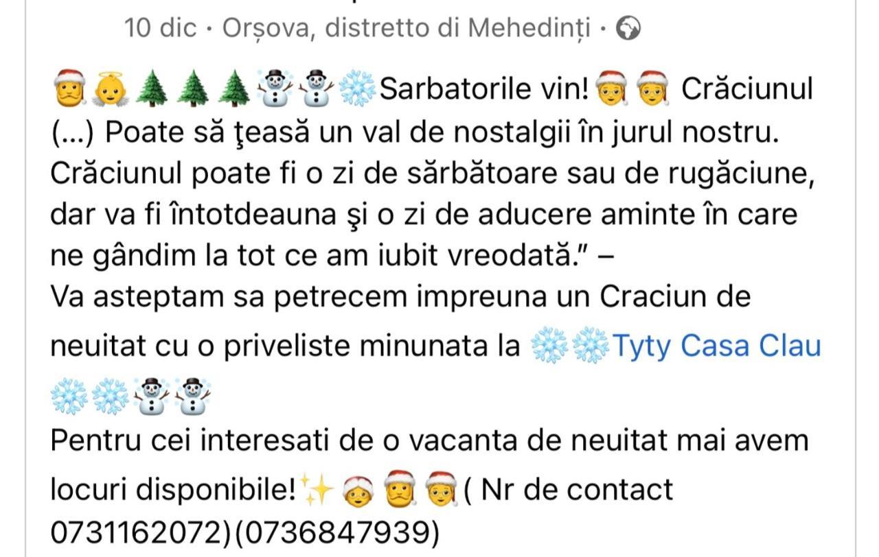 Casa Clau Cazare Orşova מראה חיצוני תמונה
